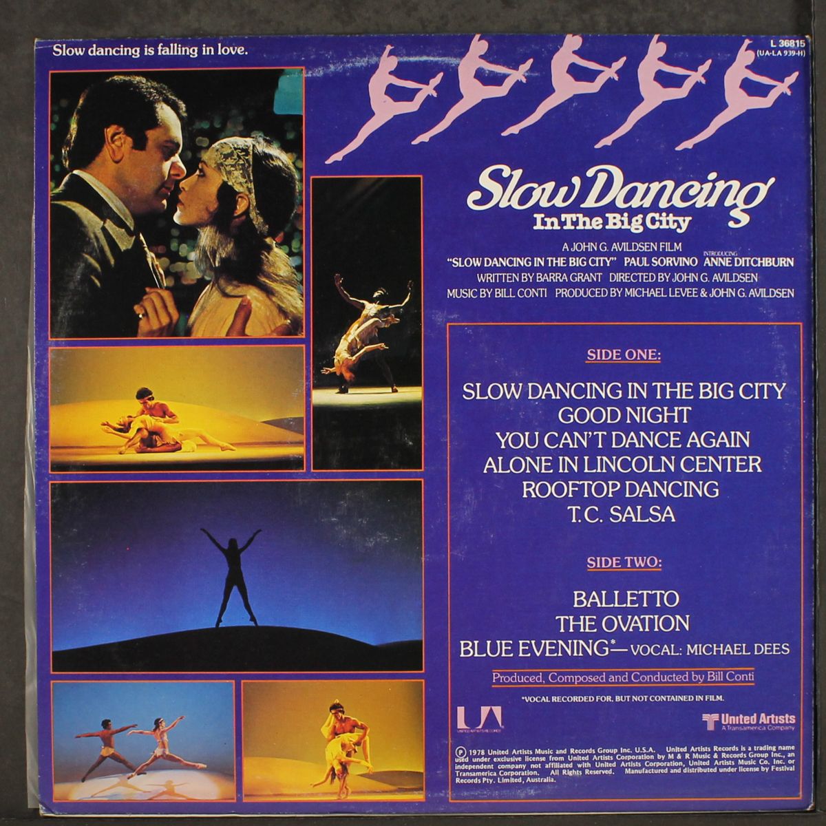 slow dancing in the big city by SOUNDTRACK