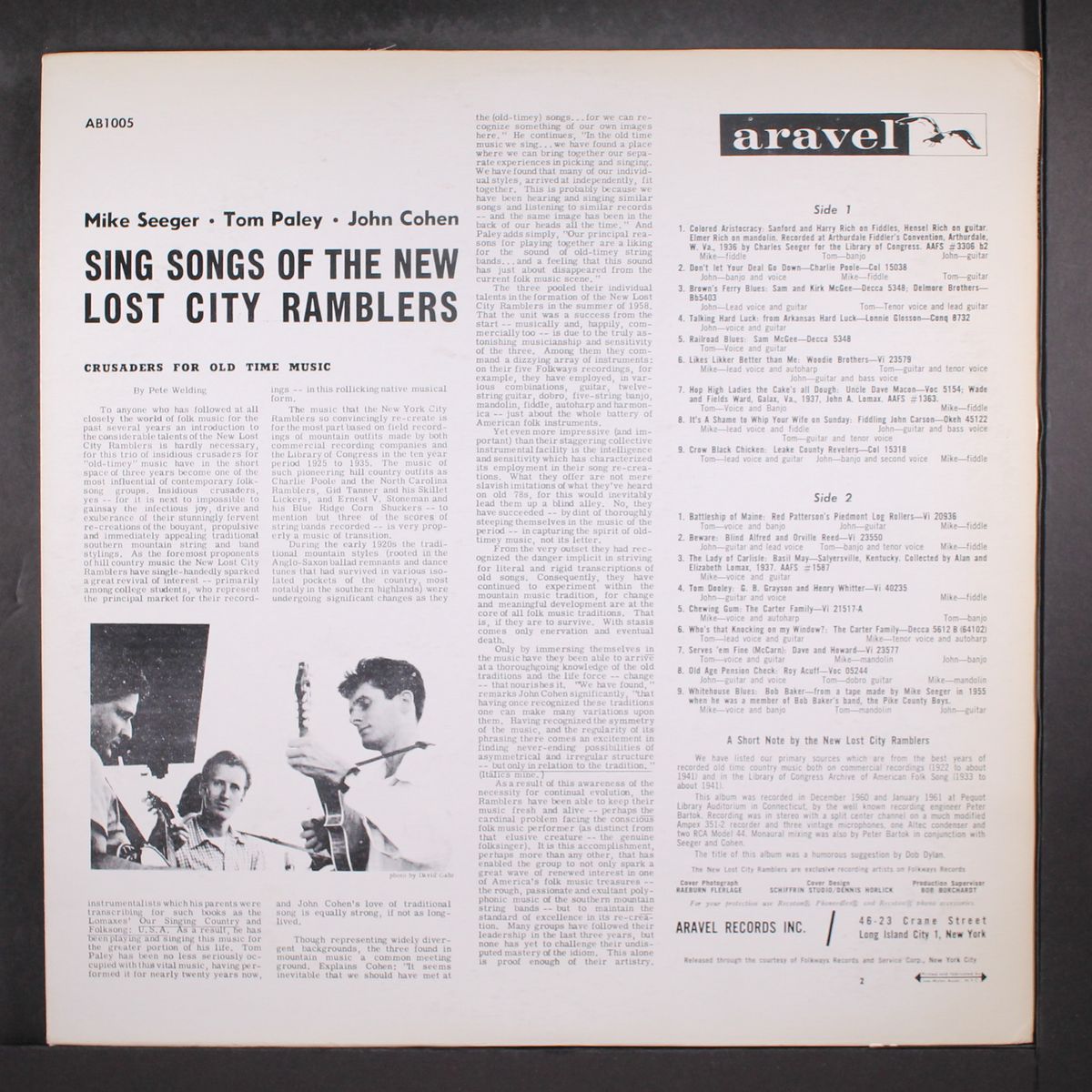 songs of by NEW LOST CITY RAMBLERS