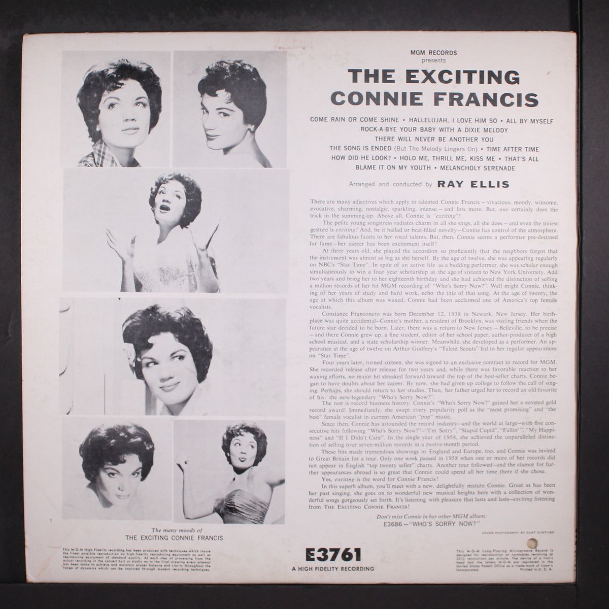 the exciting by CONNIE FRANCIS