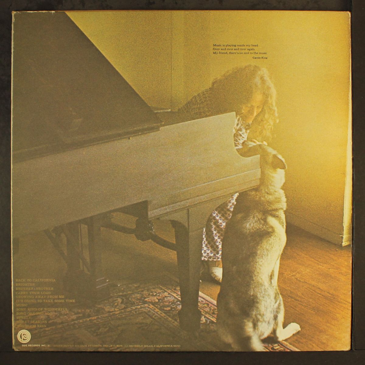 music by CAROLE KING