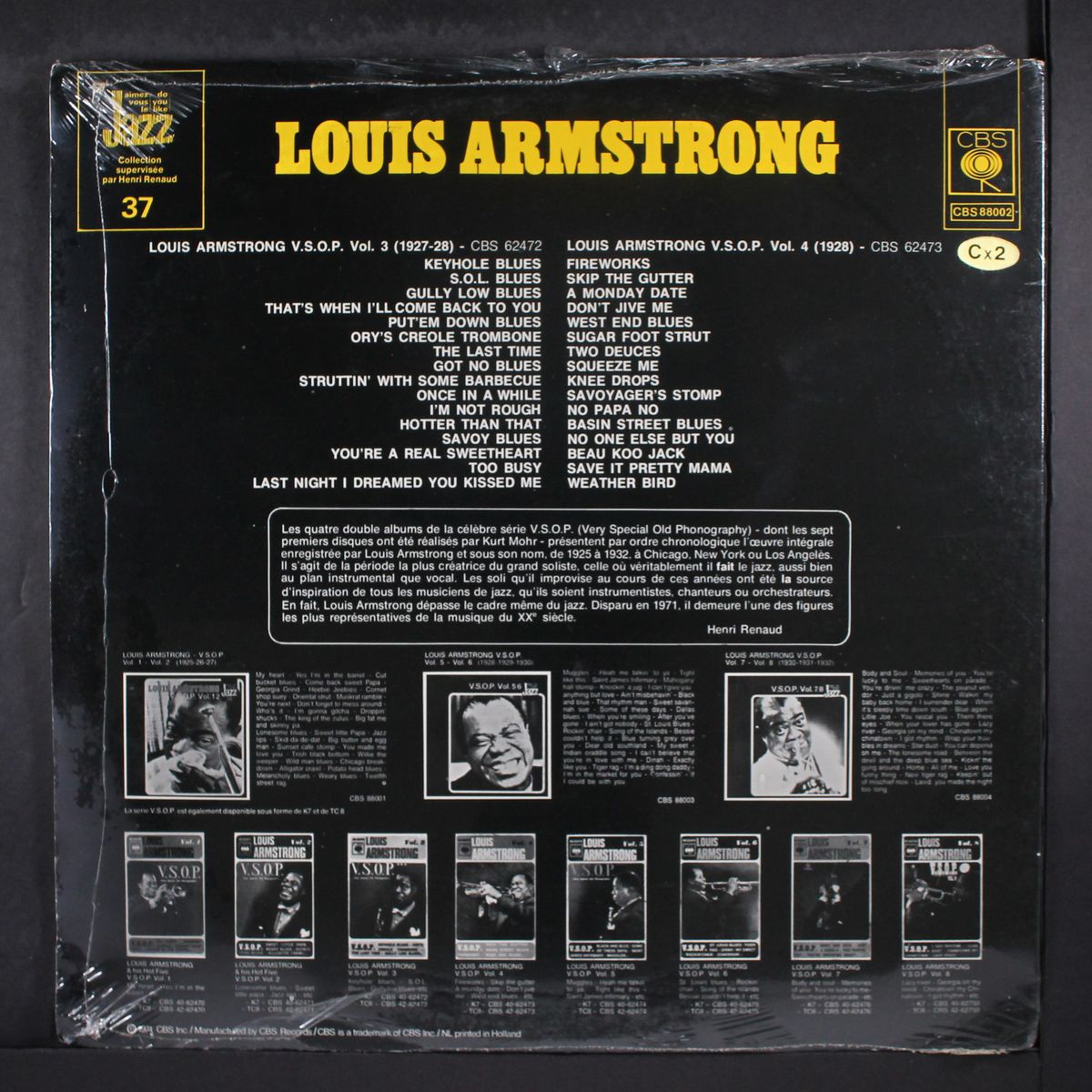 v.s.o.p. vol. 3/4 by LOUIS ARMSTRONG