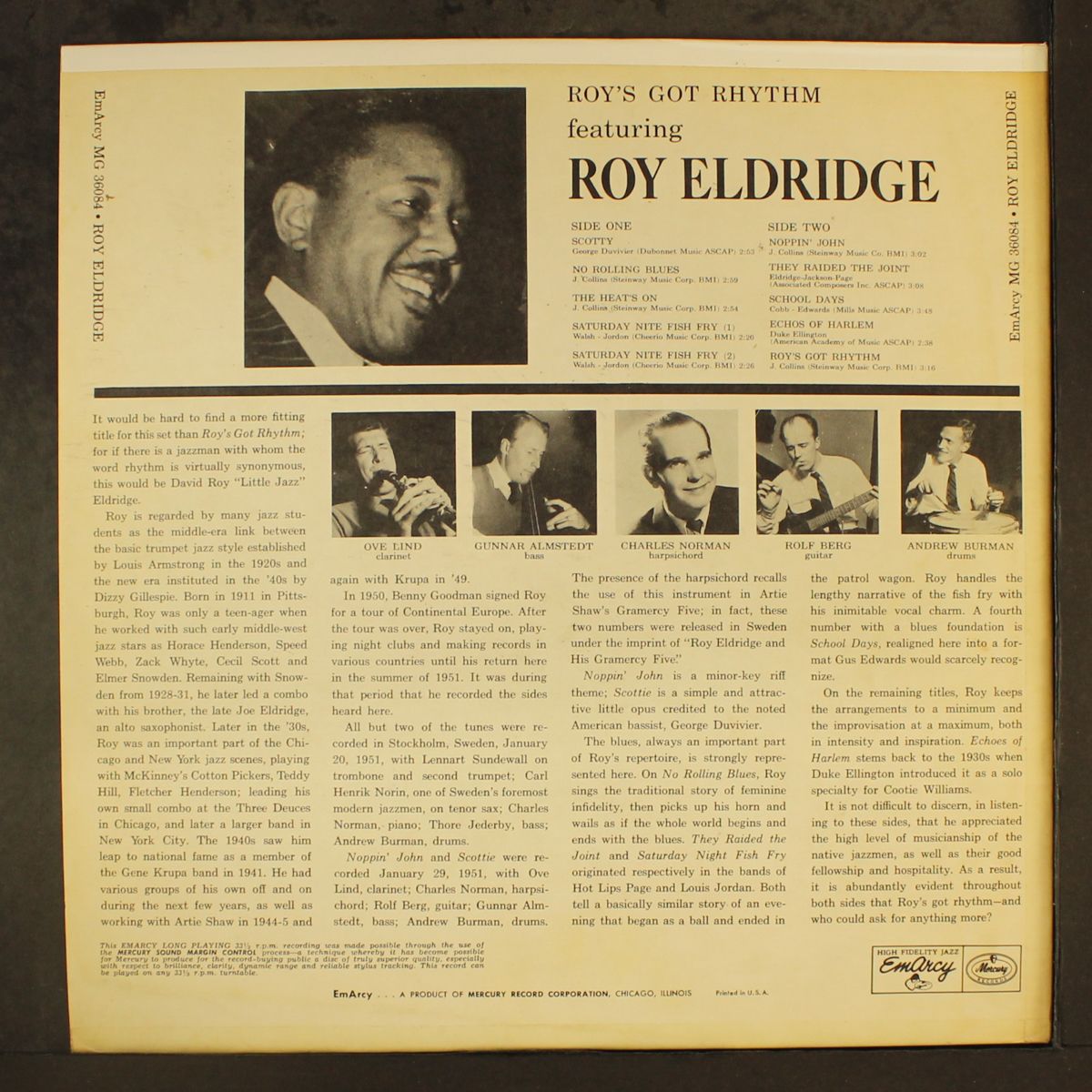 roy's got rhythm by ROY ELDRIDGE