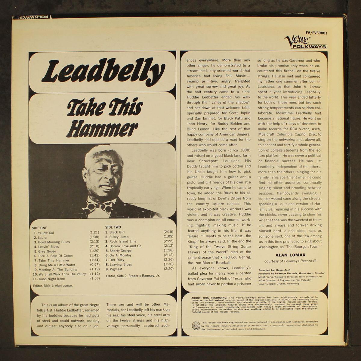 take this hammer by LEADBELLY