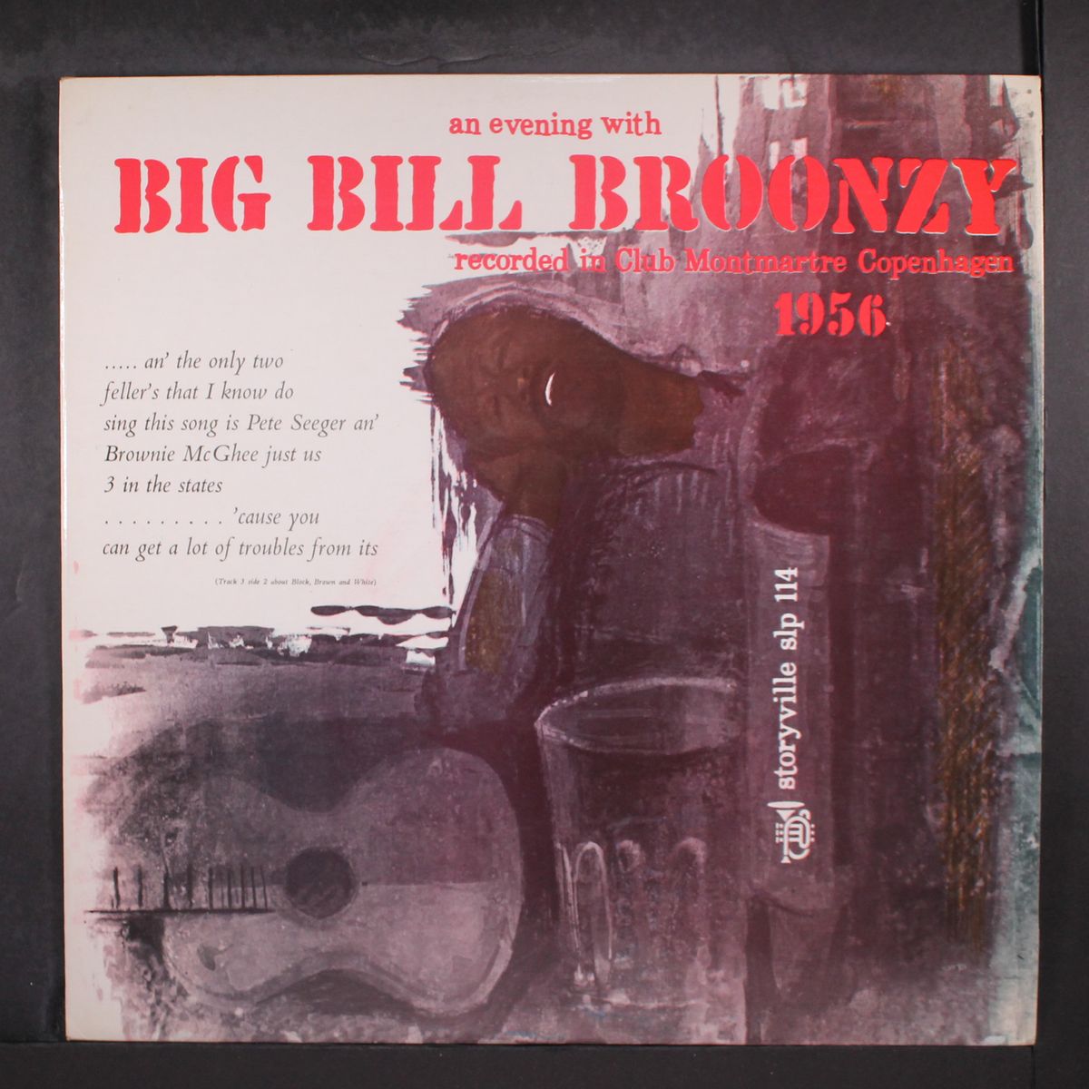 an evening with big bill broonzy (recorded in club montmartre copenhagen 1956) by BIG BILL BROONZY