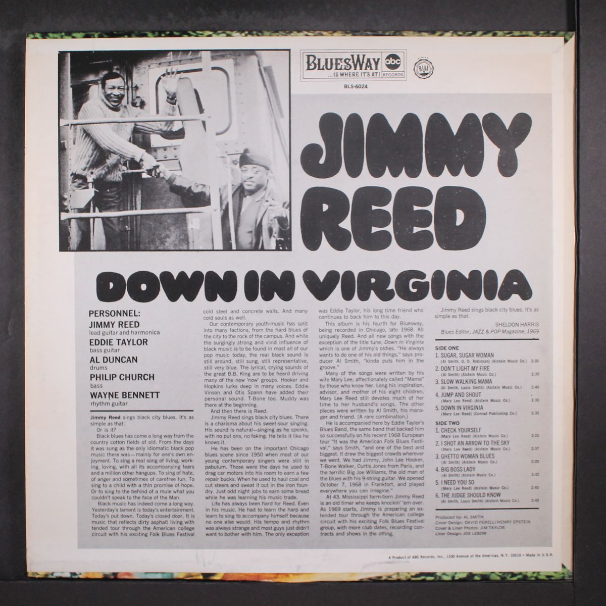 down in virginia by JIMMY REED