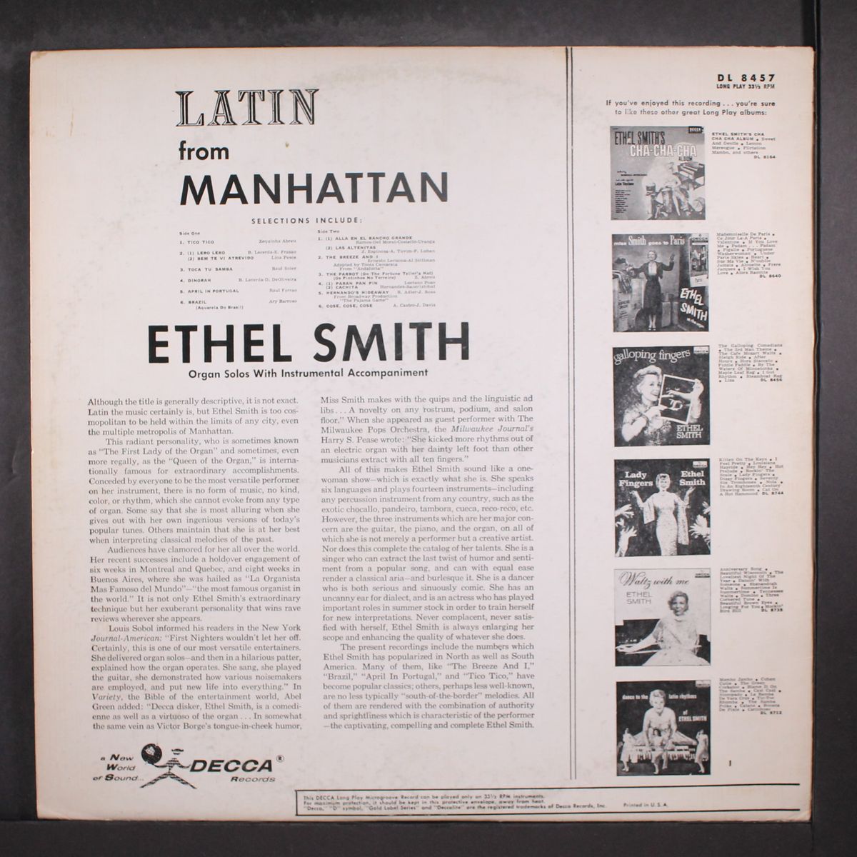 latin from manhattan by ETHEL SMITH
