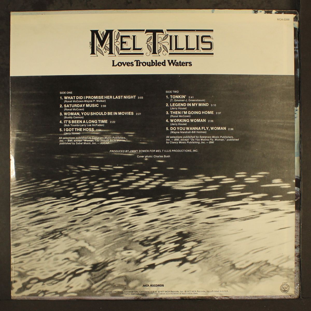 loves troubled waters by MEL TILLIS