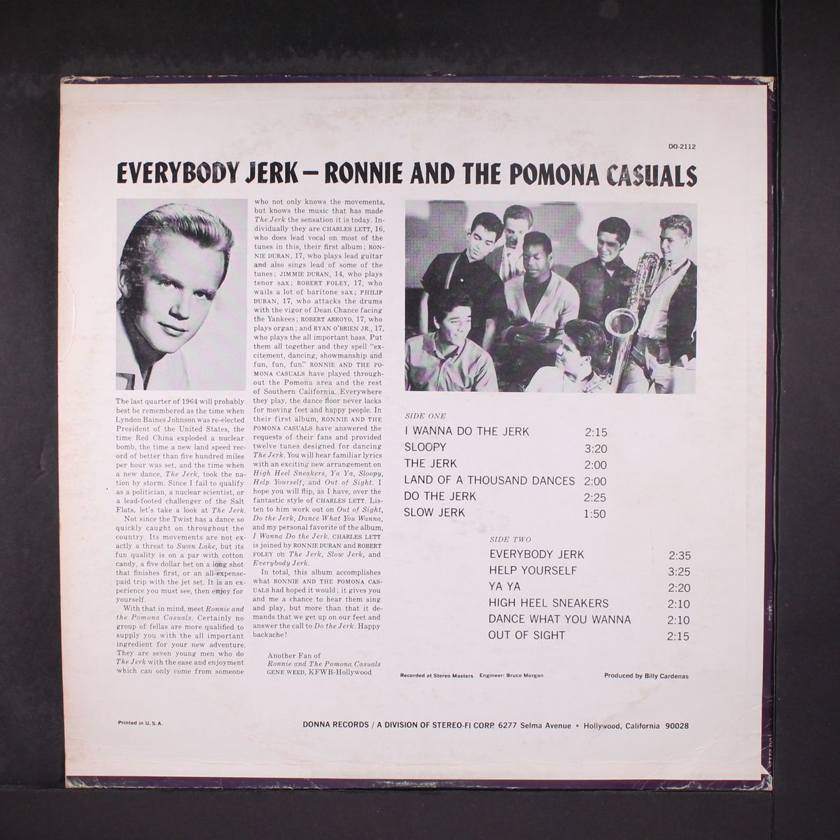 everybody jerk by RONNIE & POMONA CASUALS