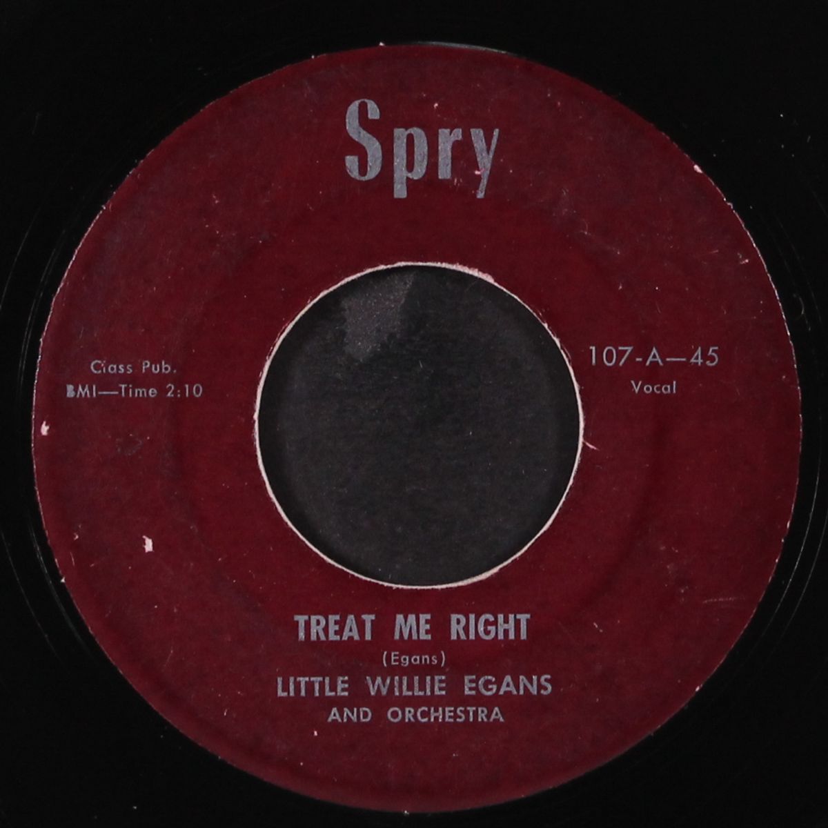 treat me right / you must be foolin' by LITTLE WILLIE EGANS