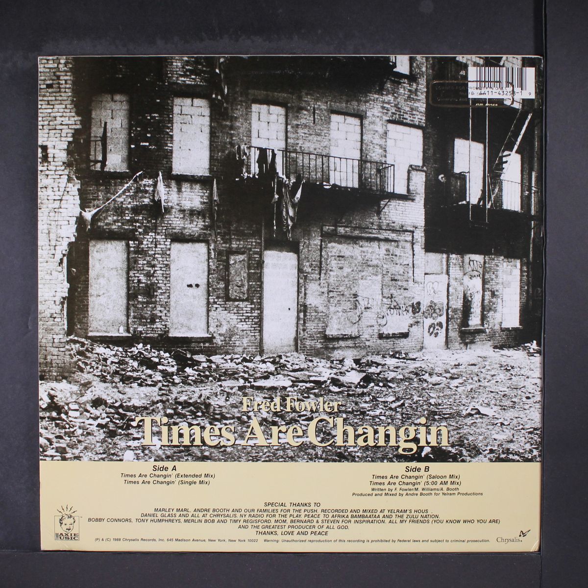 times are changin by FRED FOWLER