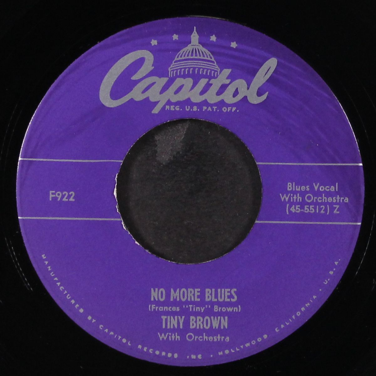 slow-motion baby / no more blues by TINY BROWN