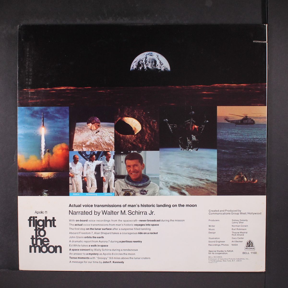 apollo 11 flight to the moon by WALTER SCHIRRA