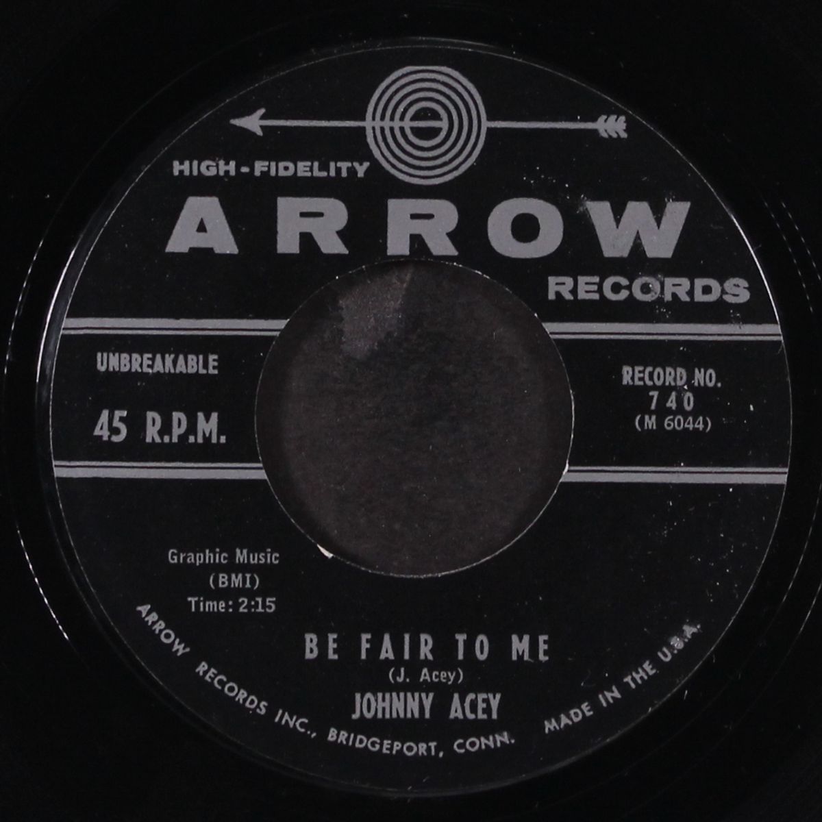 our love is over / be fair to me by JOHNNY ACEY