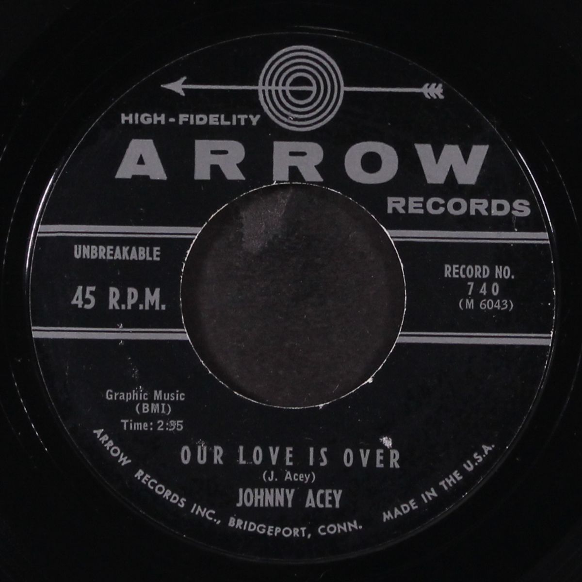 our love is over / be fair to me by JOHNNY ACEY