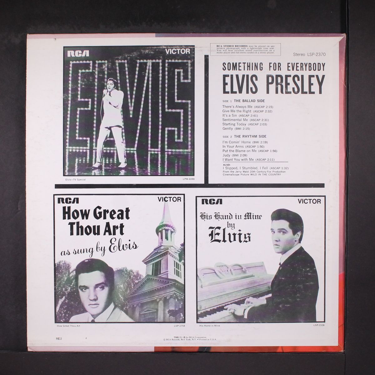 something for everybody by ELVIS PRESLEY