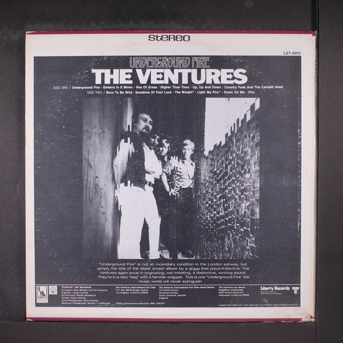 underground fire by VENTURES