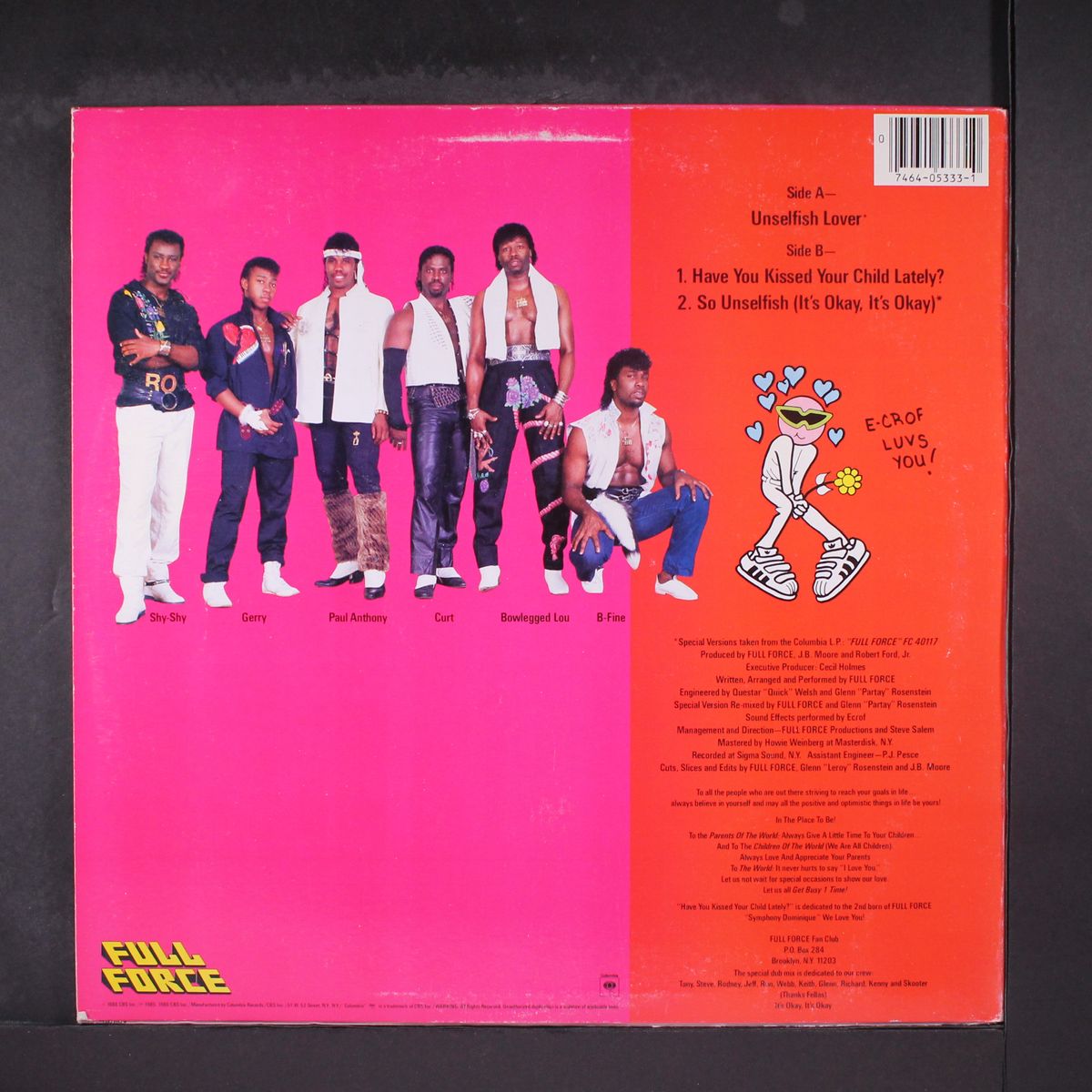 unselfish lover by FULL FORCE