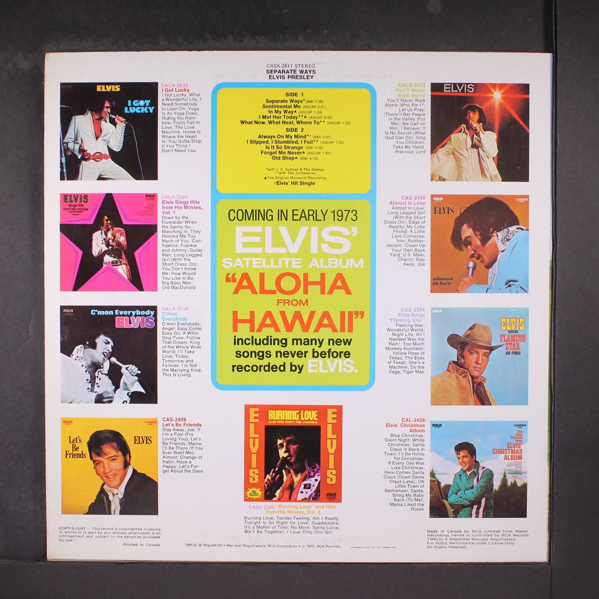 separate ways by ELVIS PRESLEY