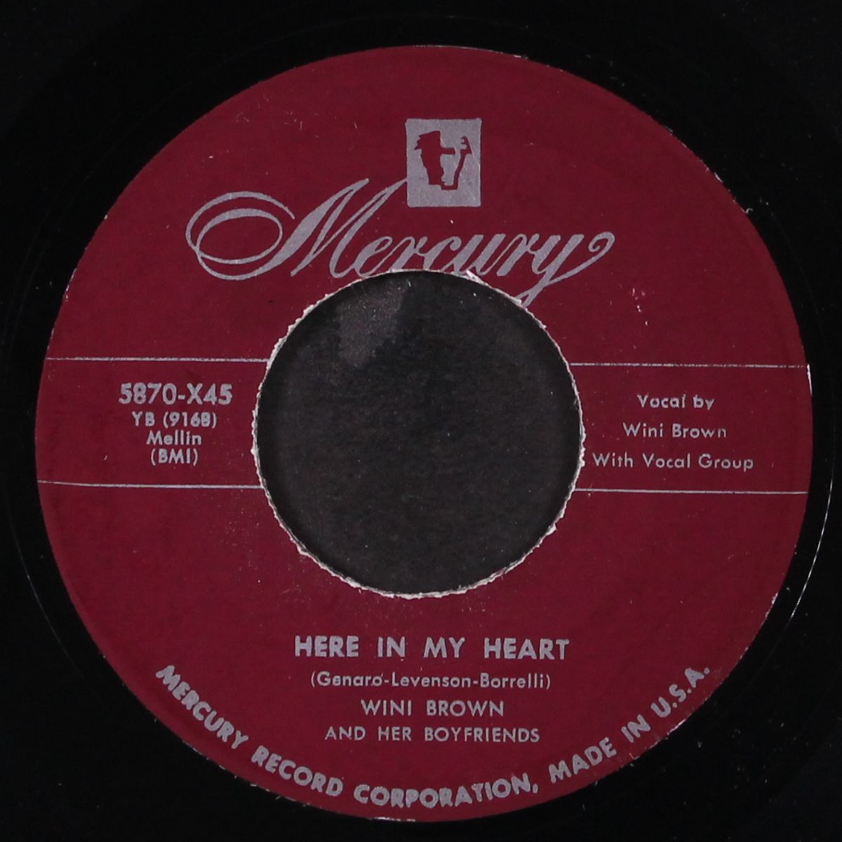 here in my heart / your happiness is mine by WINI BROWN & BOYFRIENDS