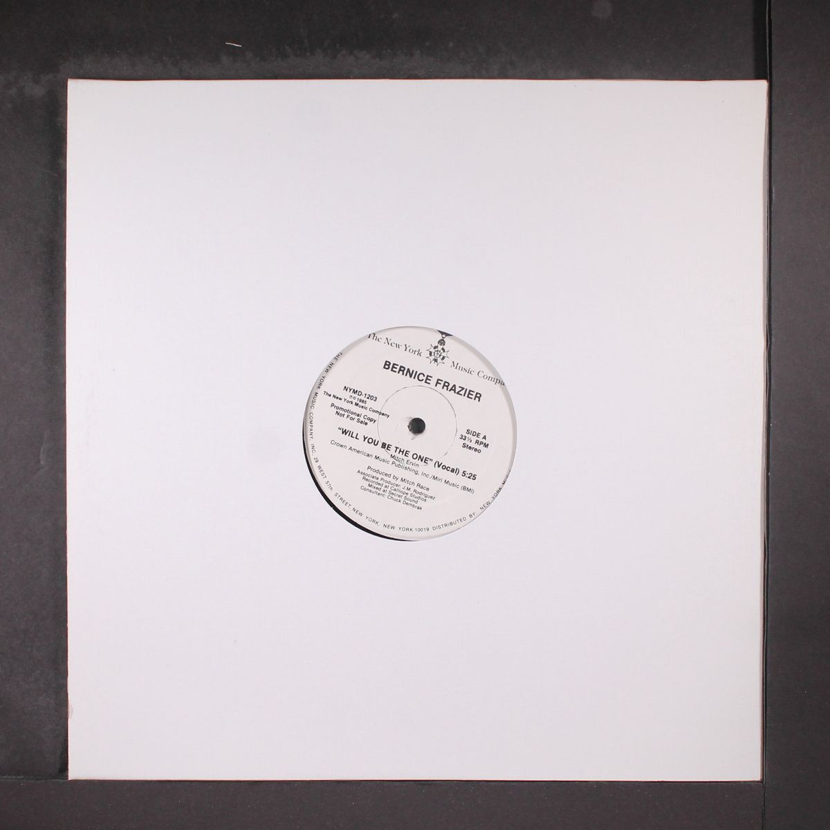 will you be the one / danger dub by BERNICE FRAZIER