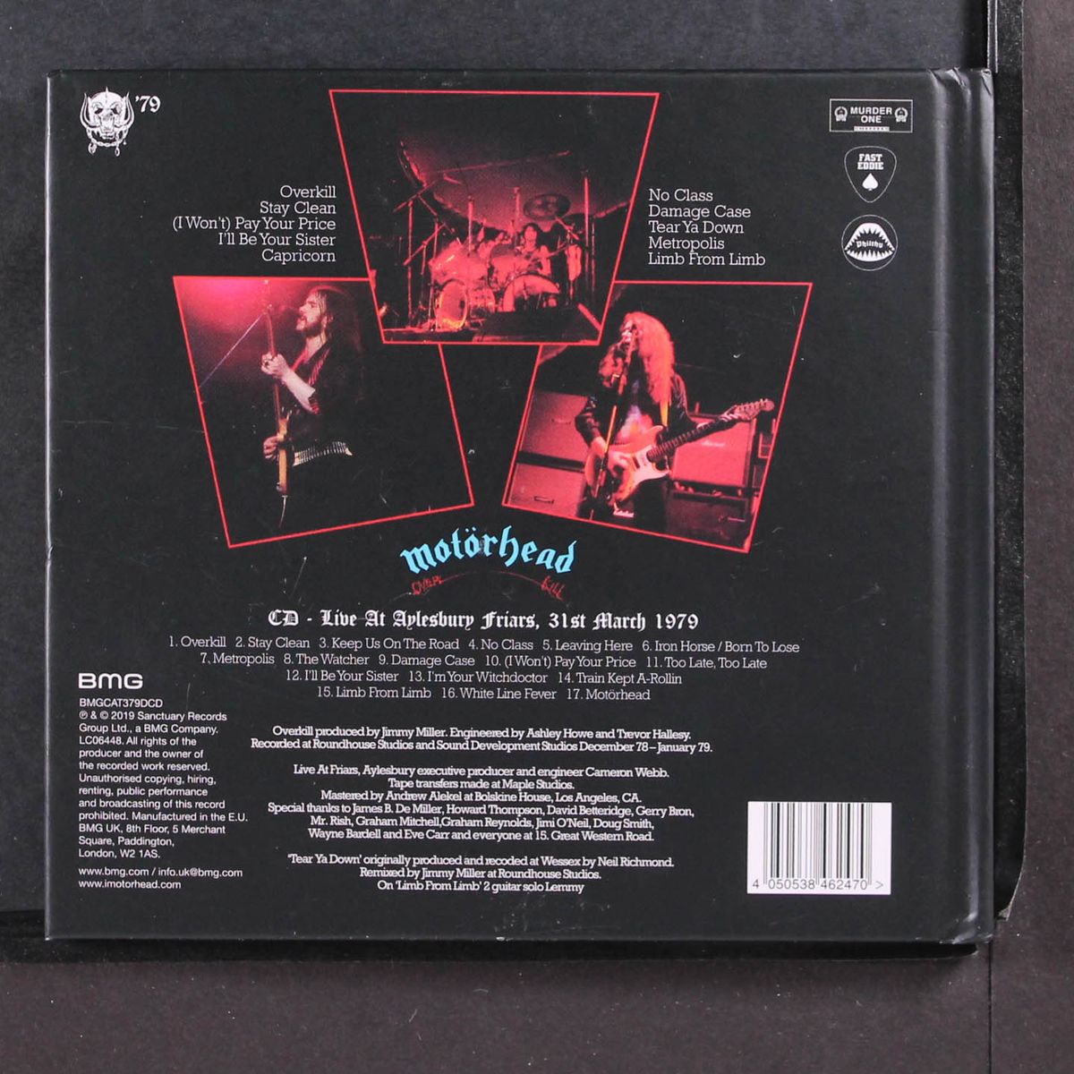 overkill by MOTORHEAD