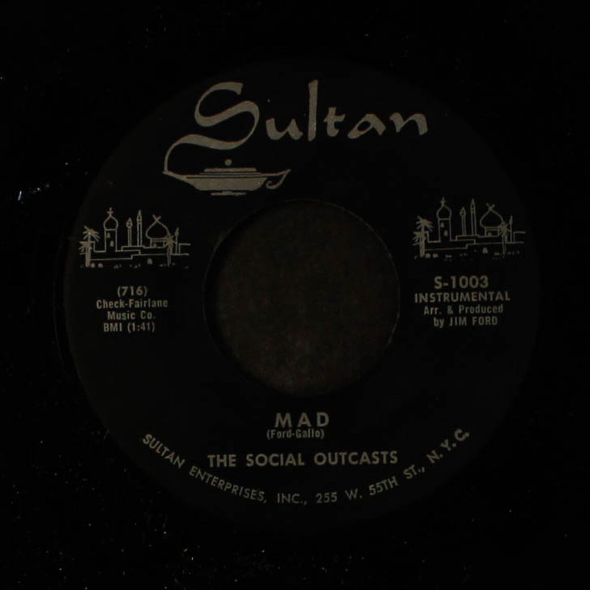mad / blue guitar by SOCIAL OUTCASTS / RONNIE & RENEGADES