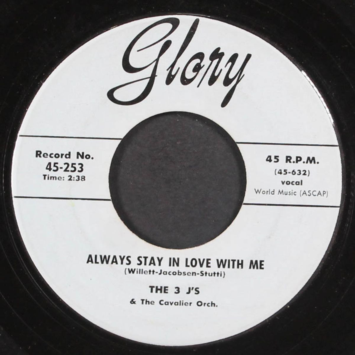 always stay in love with me / oh! oh! there she goes by THREE J'S