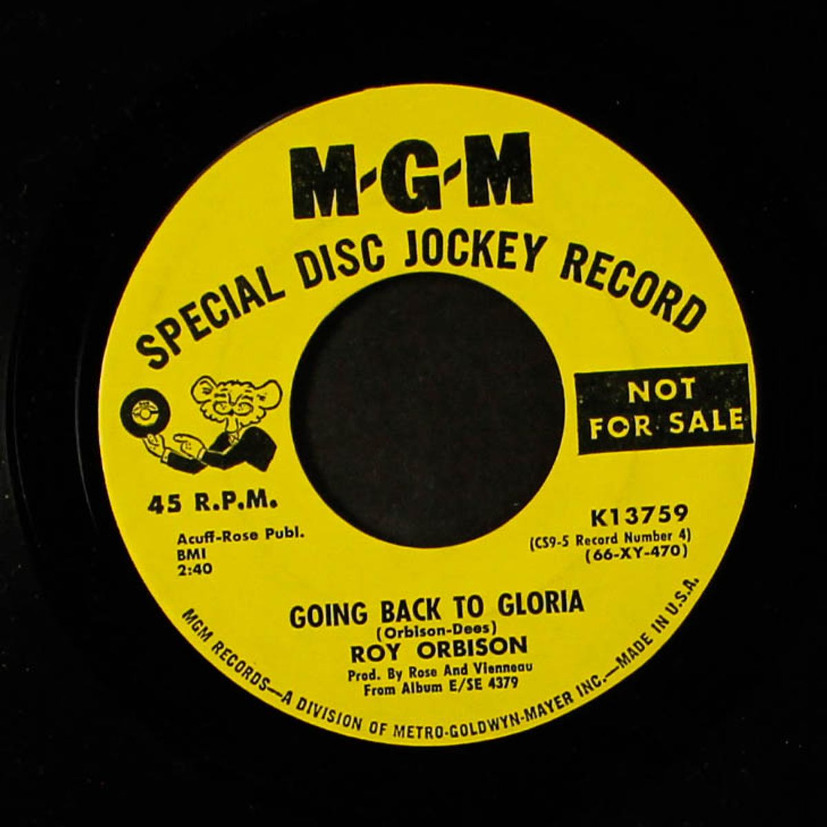 sweet dreams / going back to gloria by ROY ORBISON