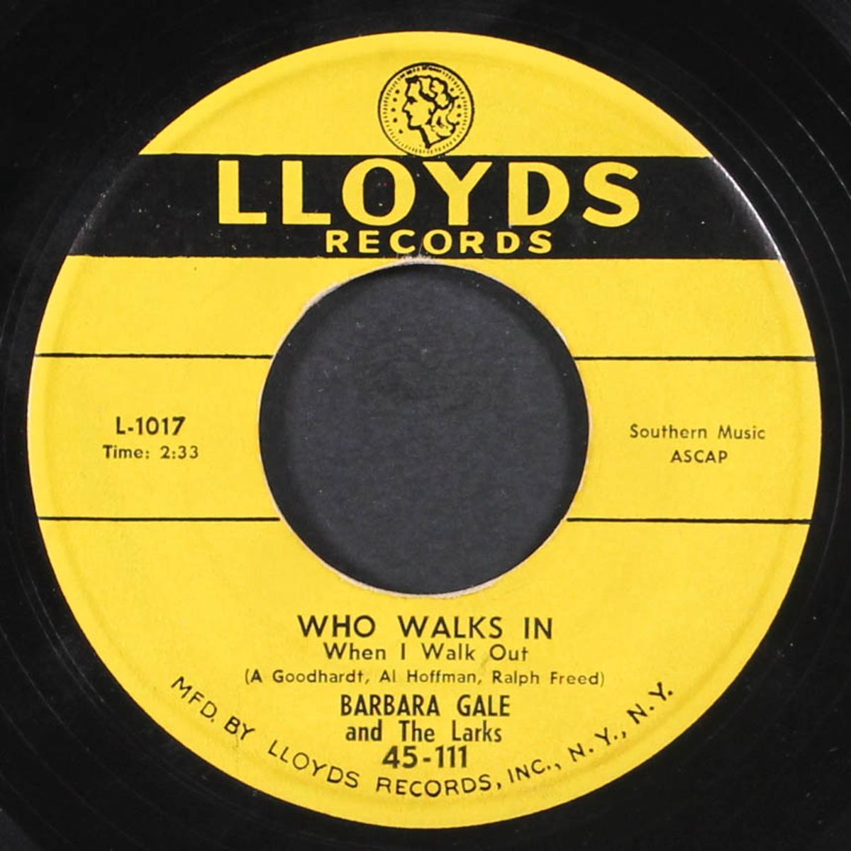 when you're near / who walks in by BARBARA GALE & LARKS