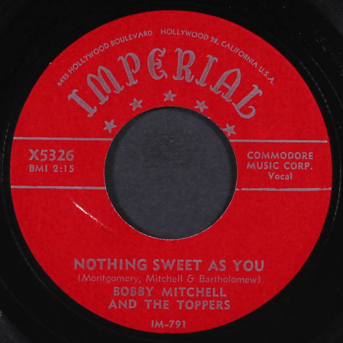 i wish i knew / nothing sweet as you by BOBBY MITCHELL & TOPPERS