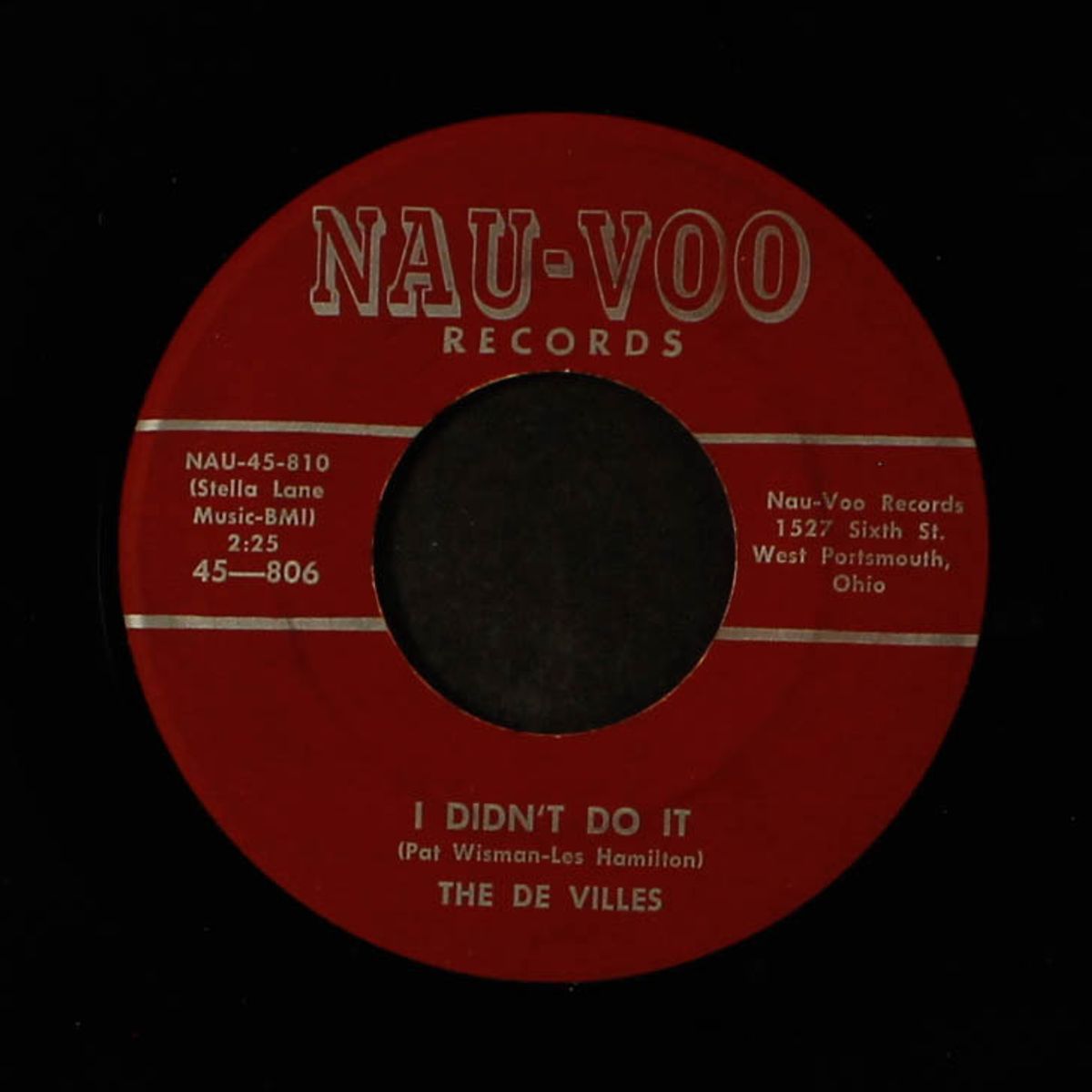 i didn't do it / yea ho by DE VILLES