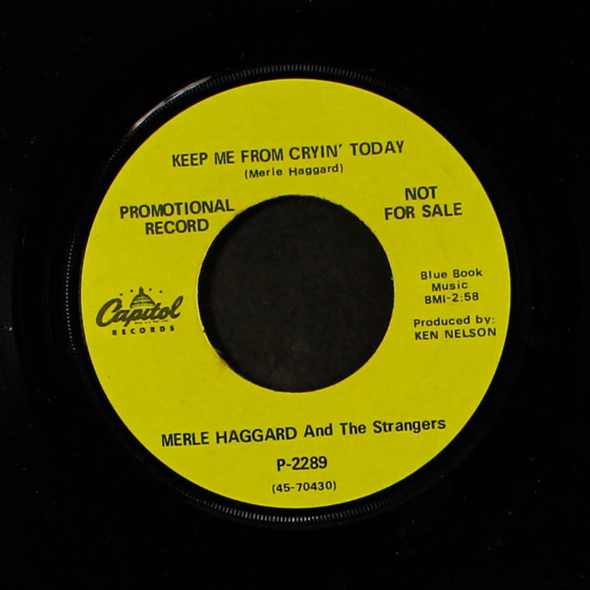 i take a lot of pride in what i am / keep me from cryin' today by MERLE HAGGARD