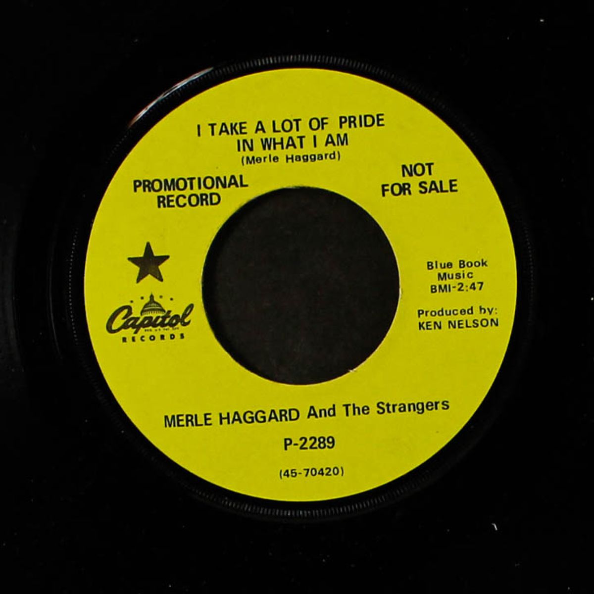i take a lot of pride in what i am / keep me from cryin' today by MERLE HAGGARD