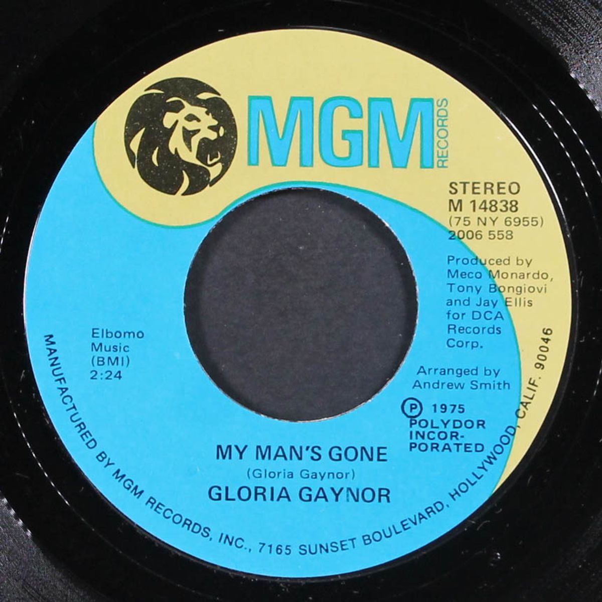 how high the moon / my man's gone by GLORIA GAYNOR