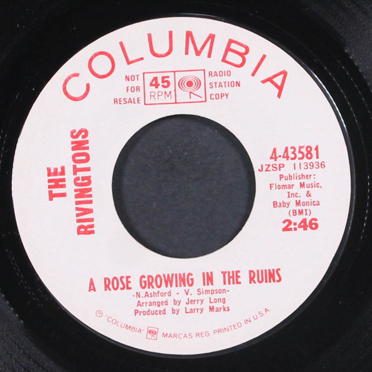 tend to business / a rose growing in the ruins by RIVINGTONS