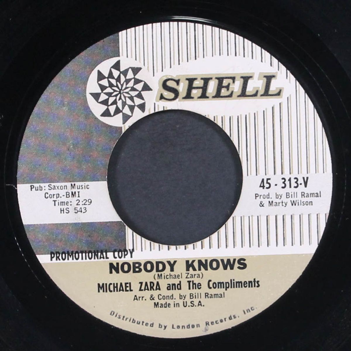 angels of mercy / nobody knows by MICHAEL ZARA & COMPLIMENTS
