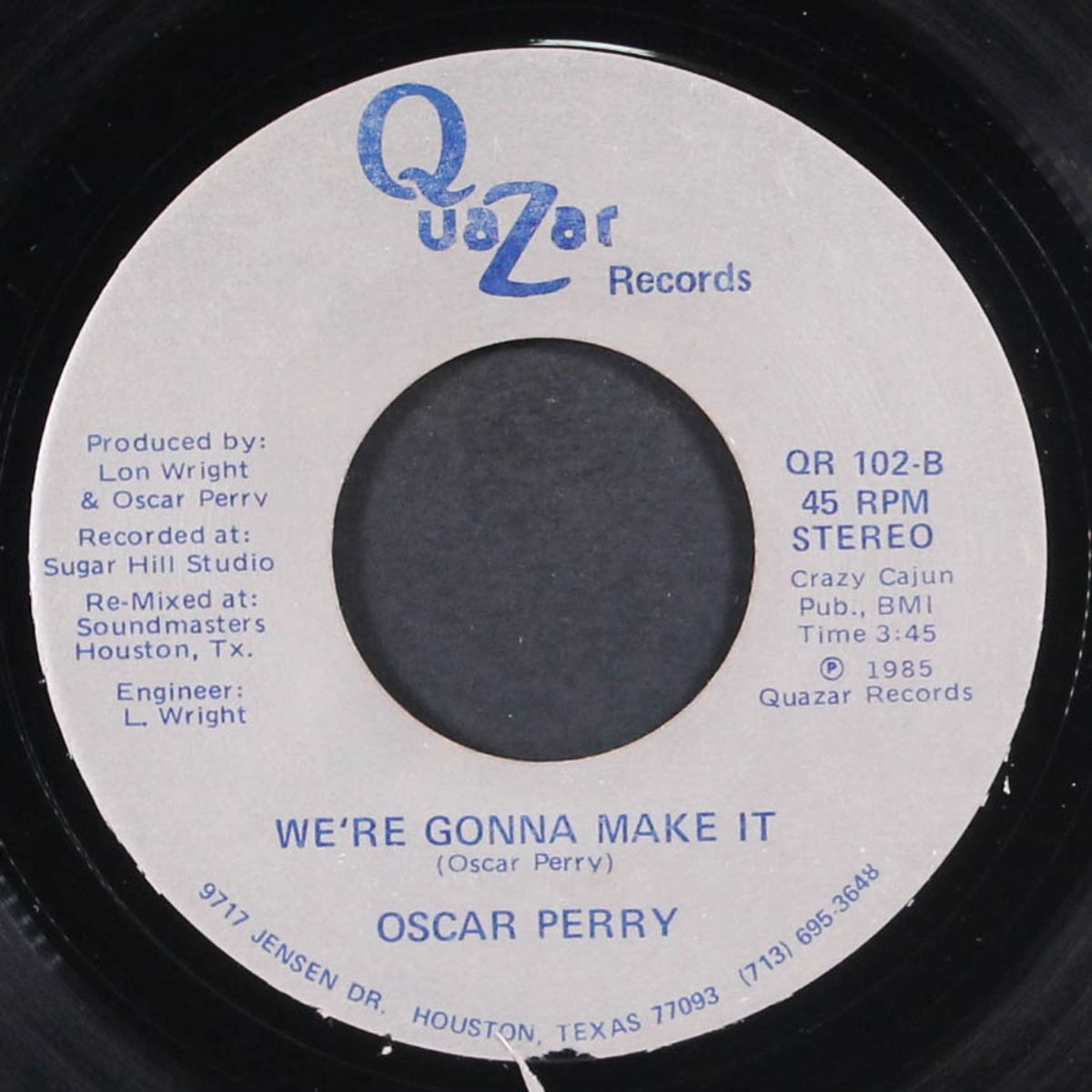 we're gonna make it by OSCAR PERRY