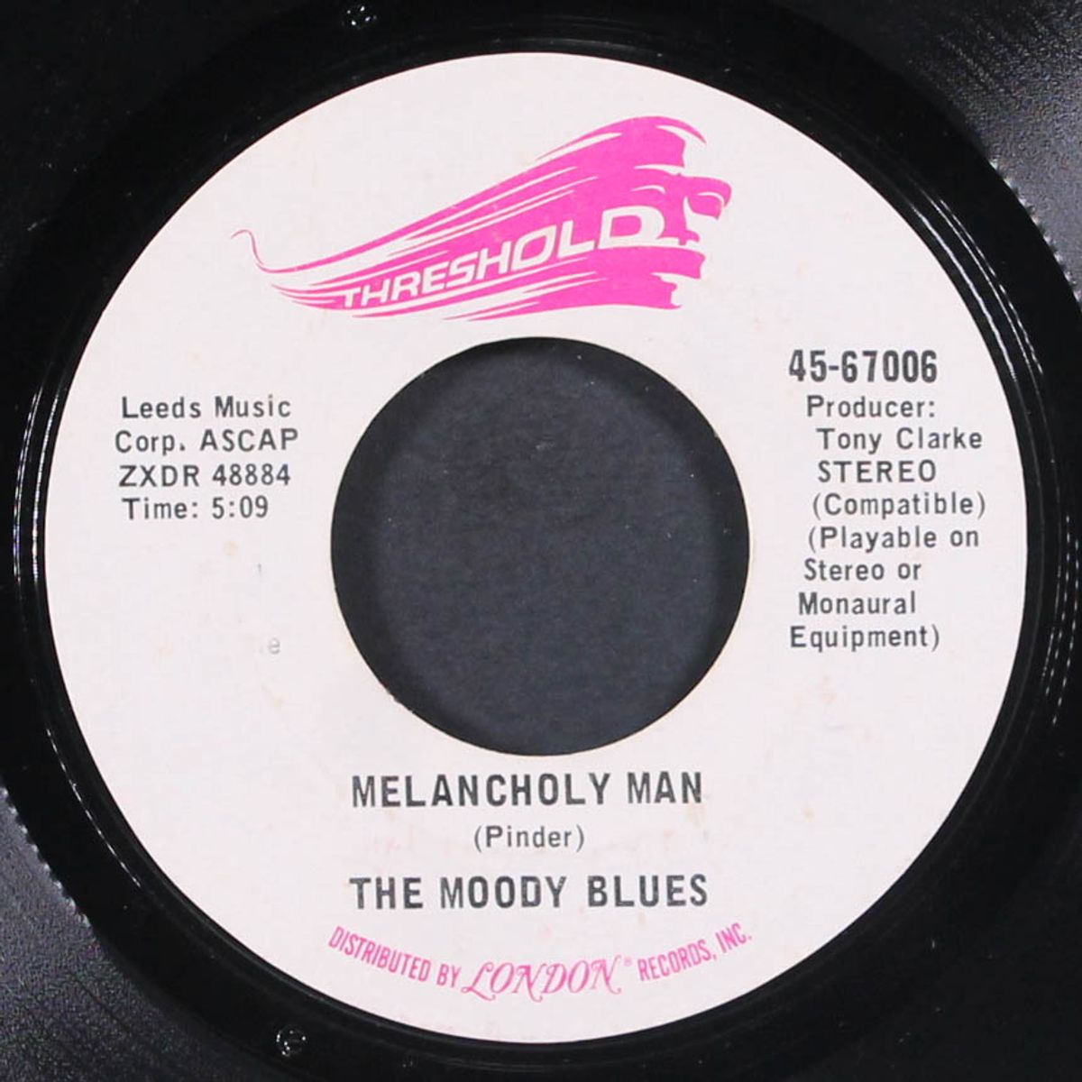 the story in your eyes / melancholy man by MOODY BLUES