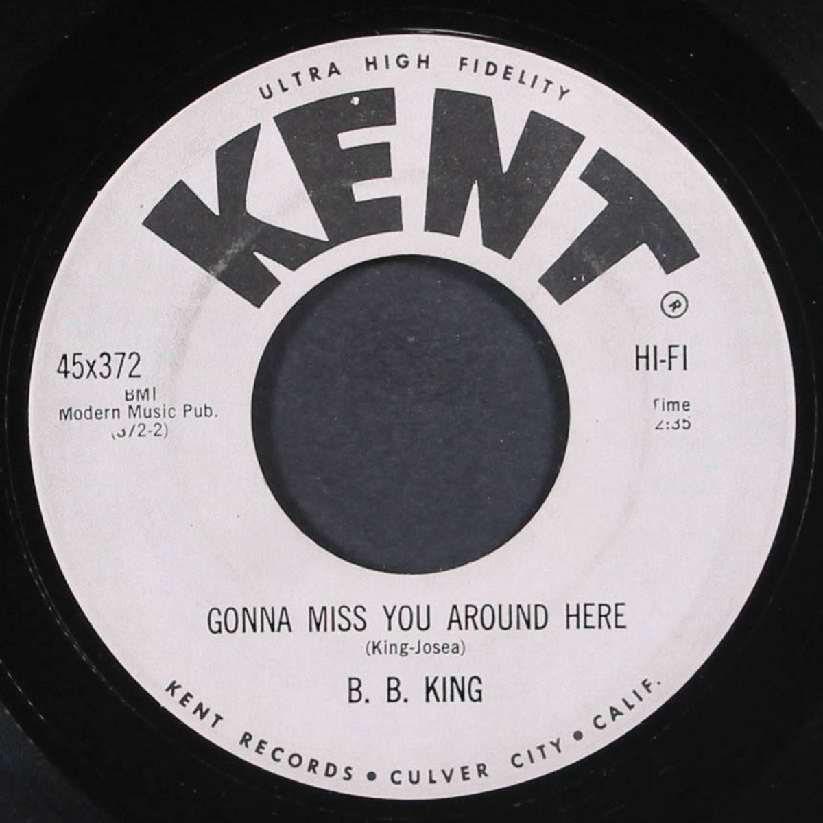 hully gully twist / gonna miss you around here by B.B. KING