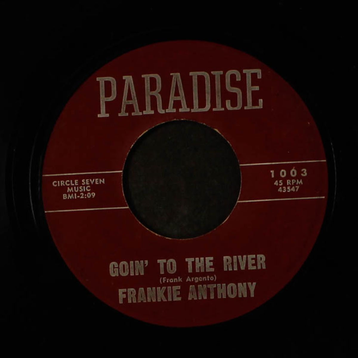 brenda / goin' to the river by FRANKIE ANTHONY