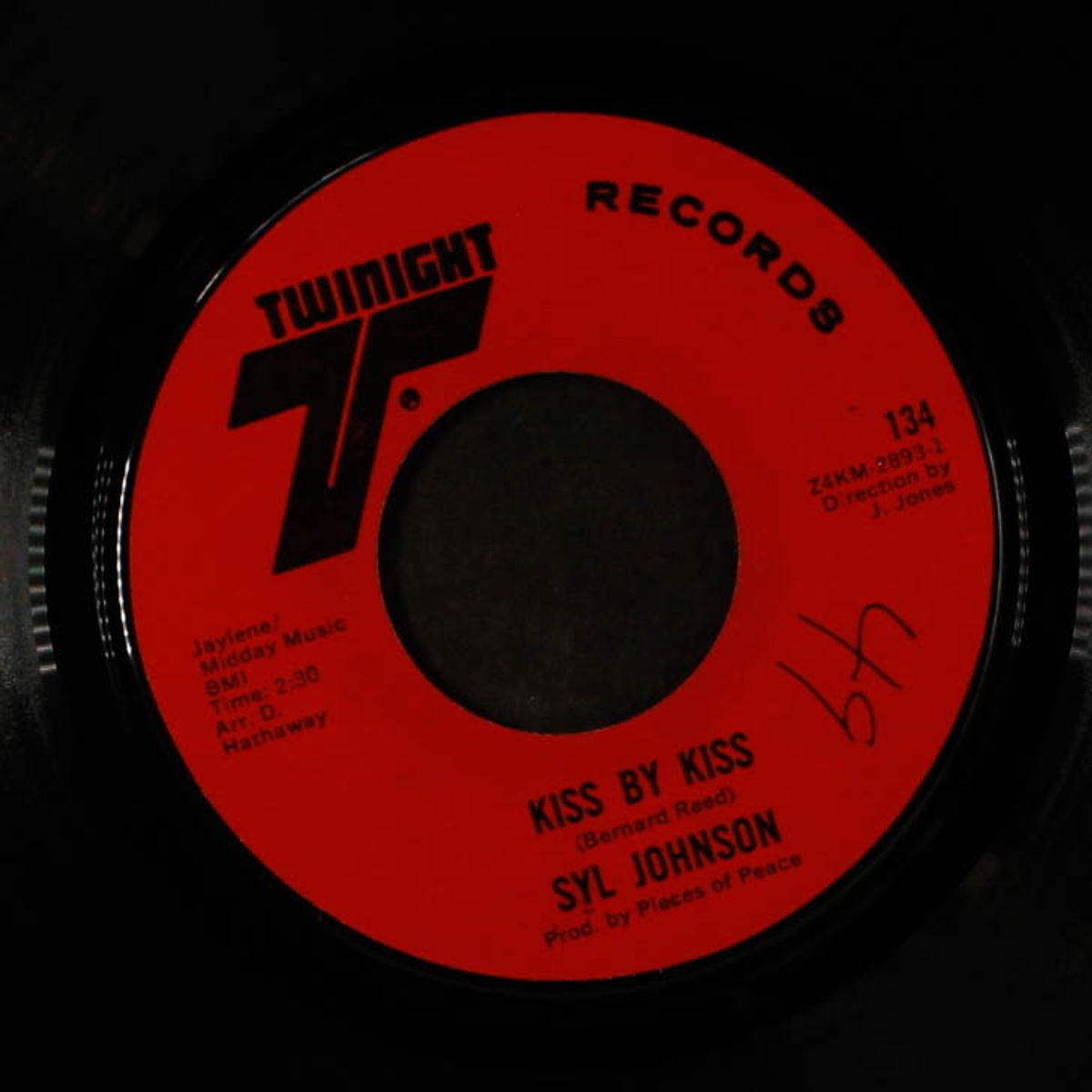 one way ticket to nowhere / kiss by kiss by SYL JOHNSON