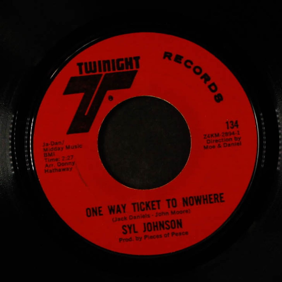 one way ticket to nowhere / kiss by kiss by SYL JOHNSON