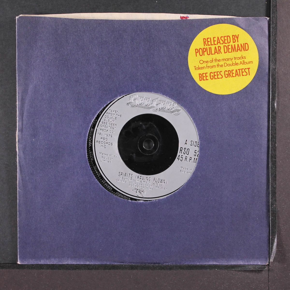 spirits (having flown) / wind of change by BEE GEES