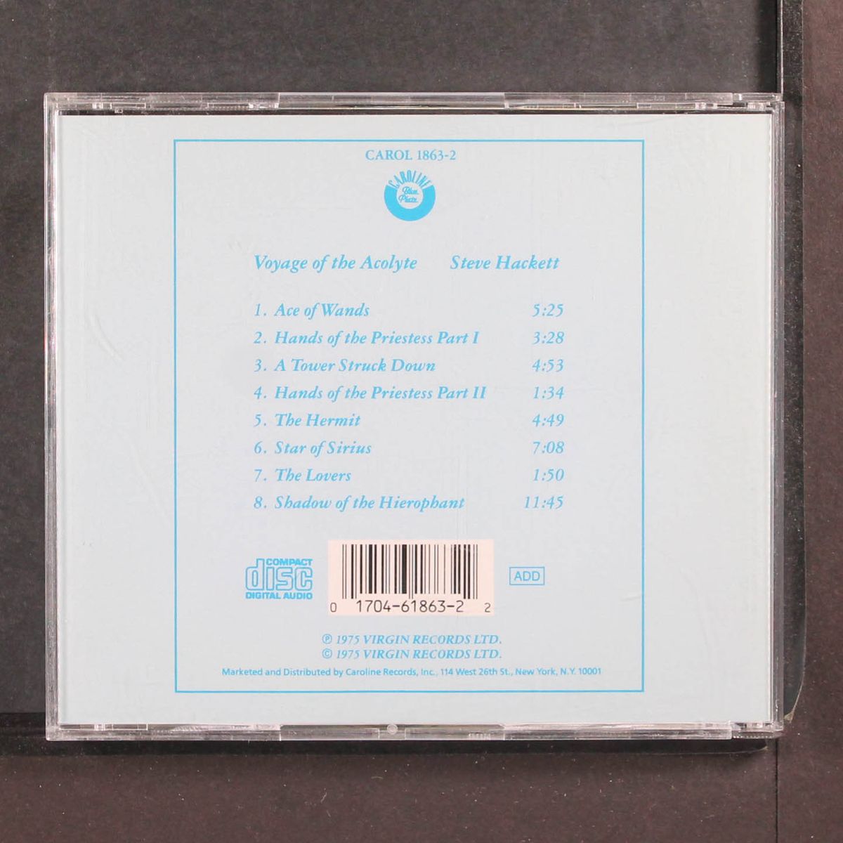 voyage of the acolyte by STEVE HACKETT