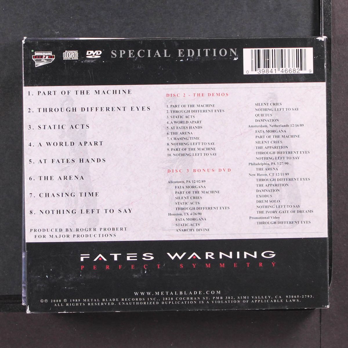 perfect symmetry by FATES WARNING