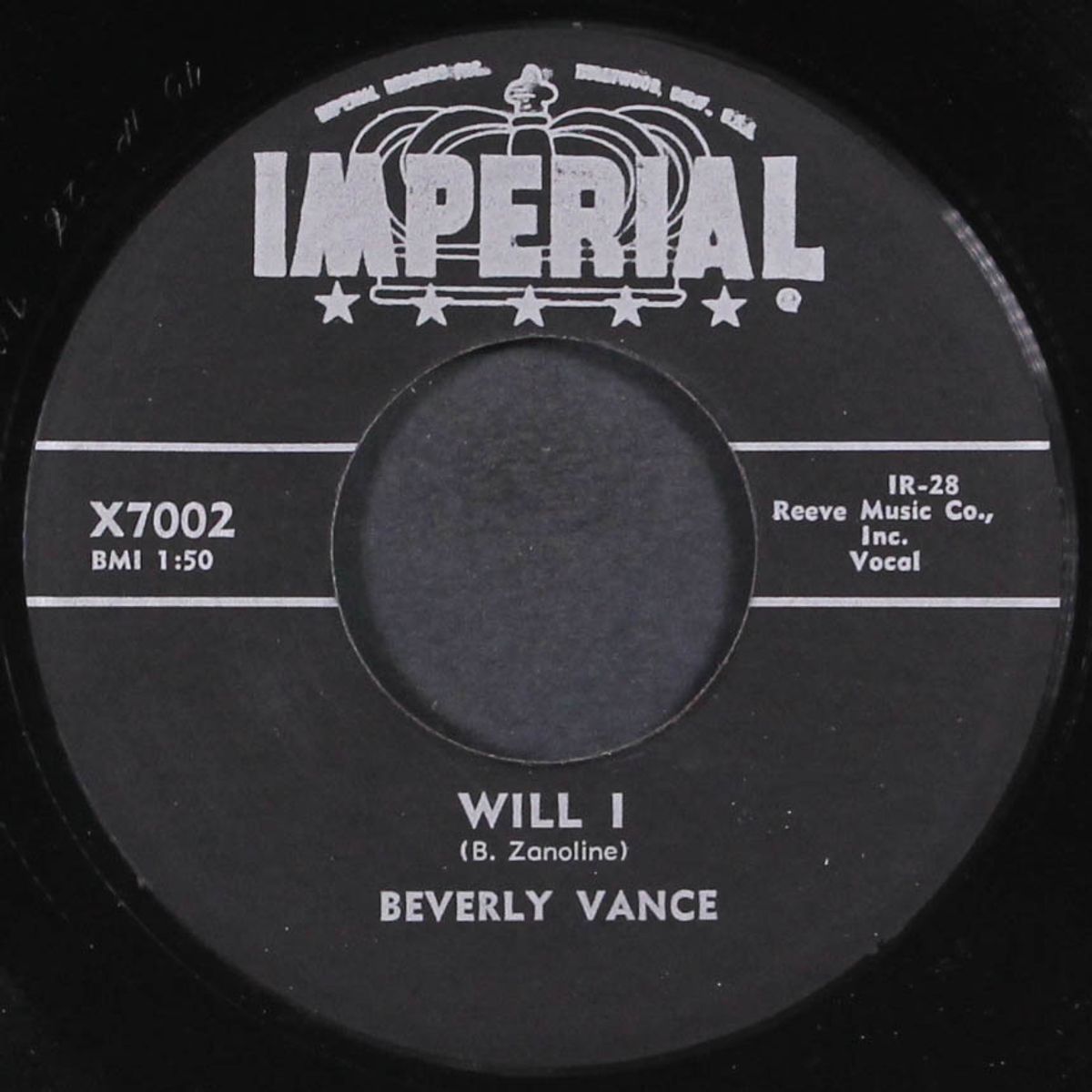 will i / in the chapel by BEVERLY VANCE