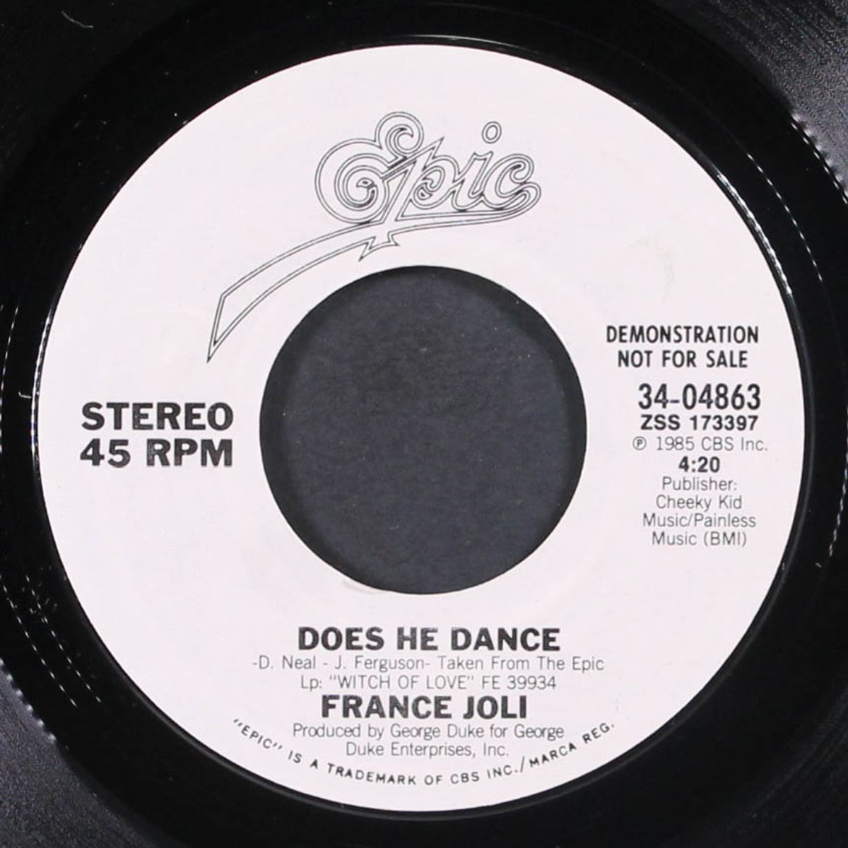 does he dance / same by FRANCE JOLI