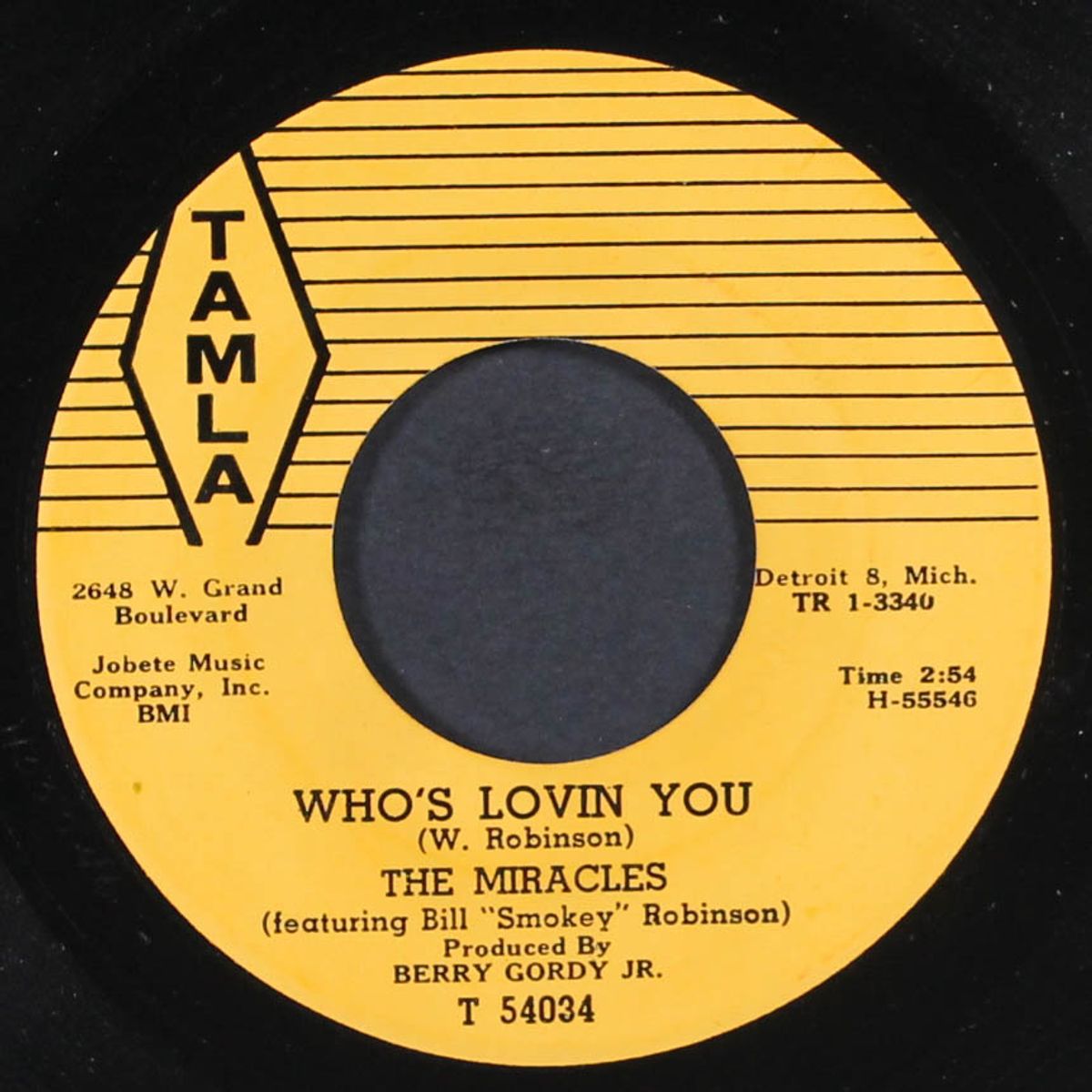 shop around / who's lovin you by MIRACLES