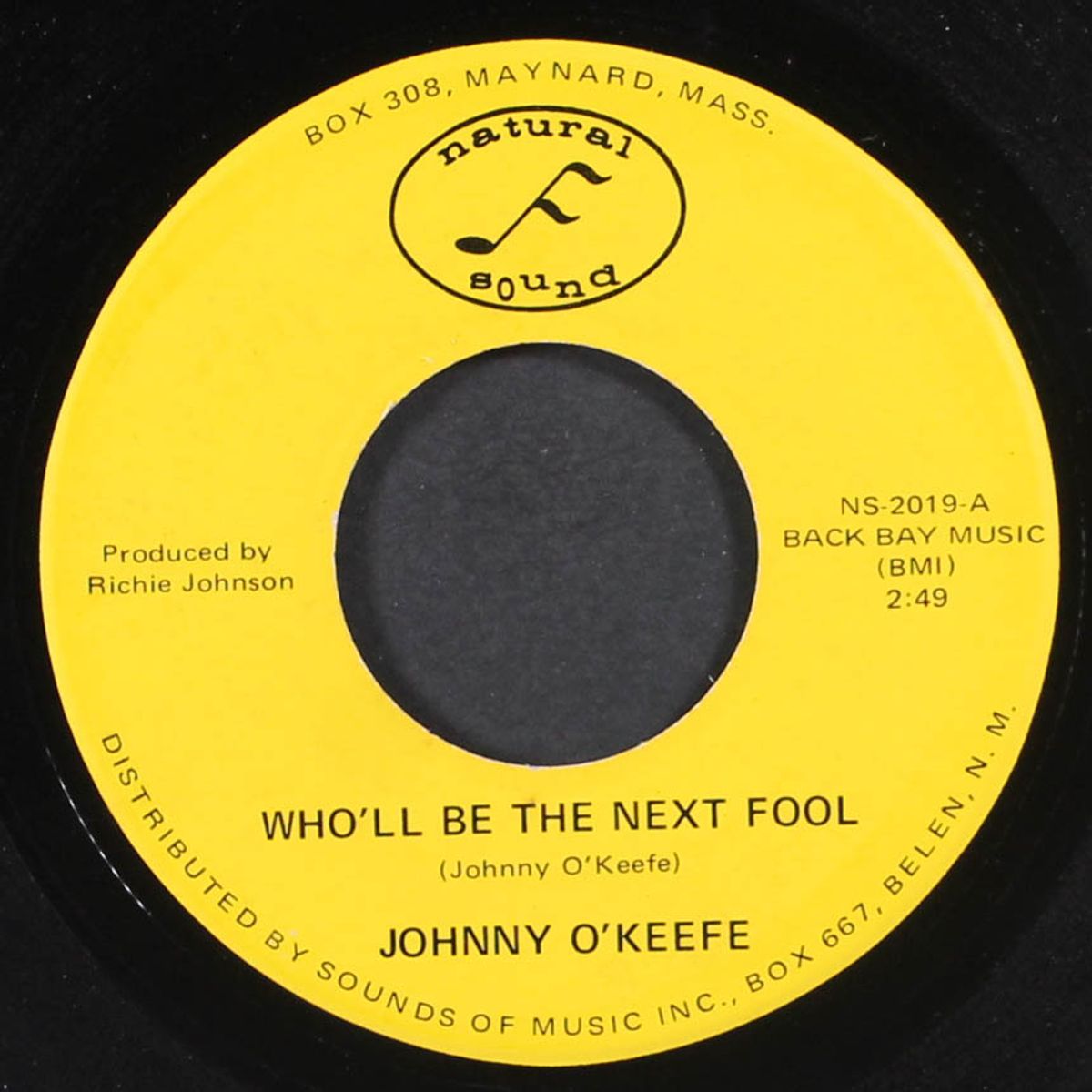 who'll be the next fool / please set me free by JOHNNY O'KEEFE