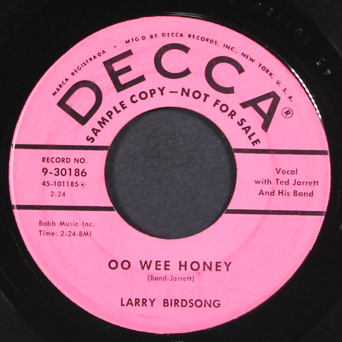 let's try it again / oo wee honey by LARRY BIRDSONG